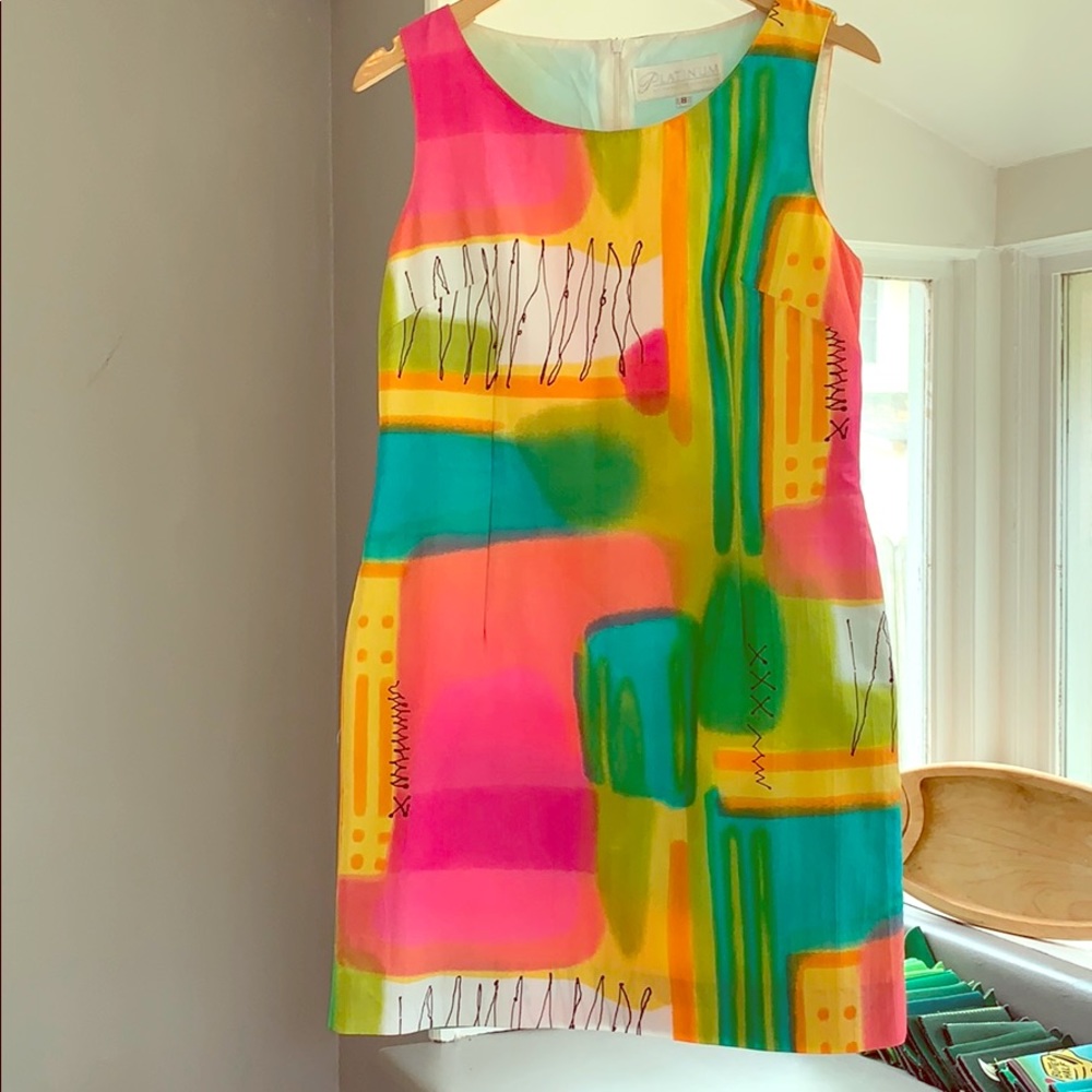 {vintage} Platinum by Dorothy Schoelen Shift Dress